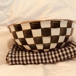 Mackenzie -Childs courtly check large bowl